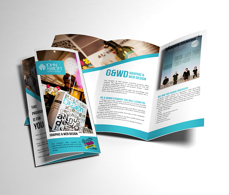 Graphic and Web Design Brochure Design