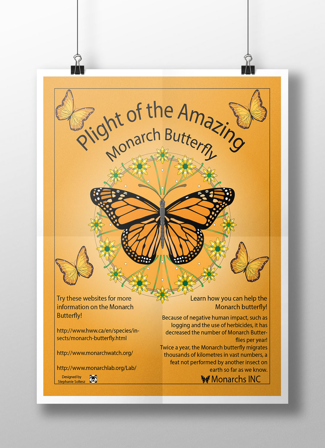 Poster of Monarch Butterfly cause