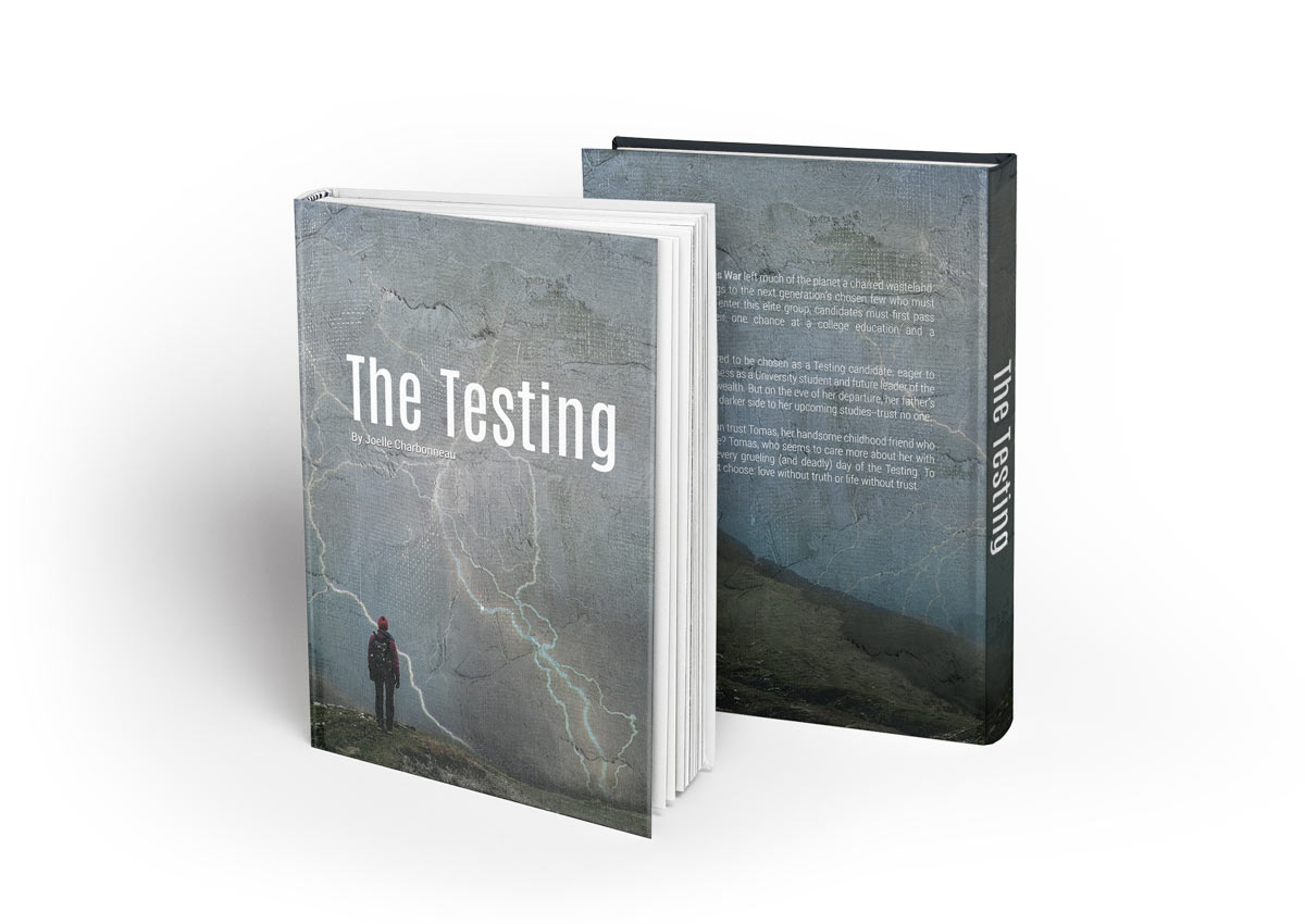 picture of the remade cover of The Testing novel