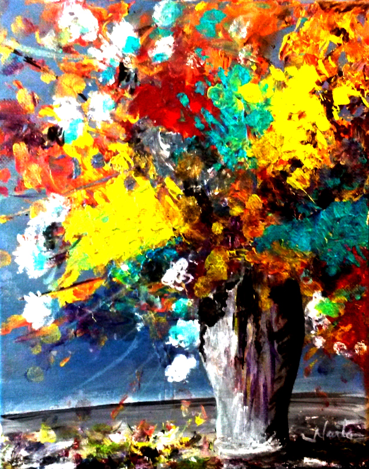bouquet painting