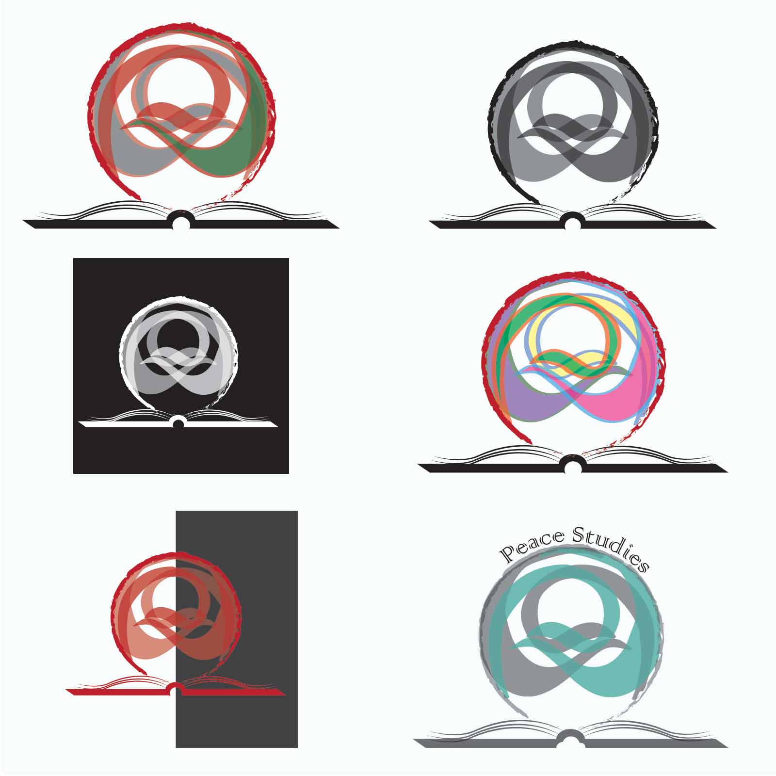 peace studies logo options