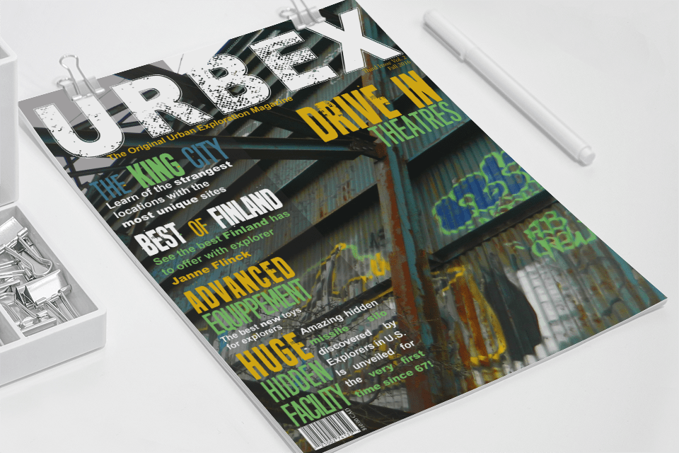 original Urbex Mag cover design