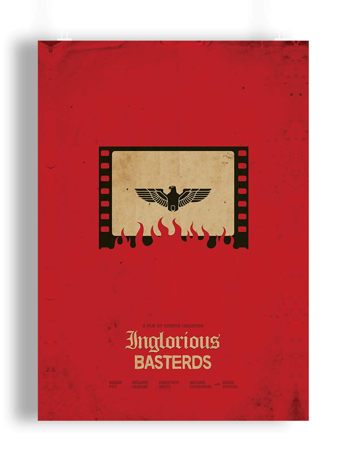 Flat movie poster - Inglorious Basterds