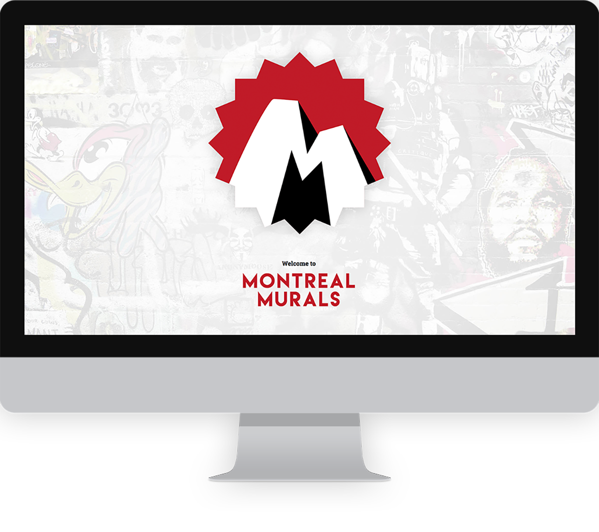 Montreal Murals desktop mockup preview