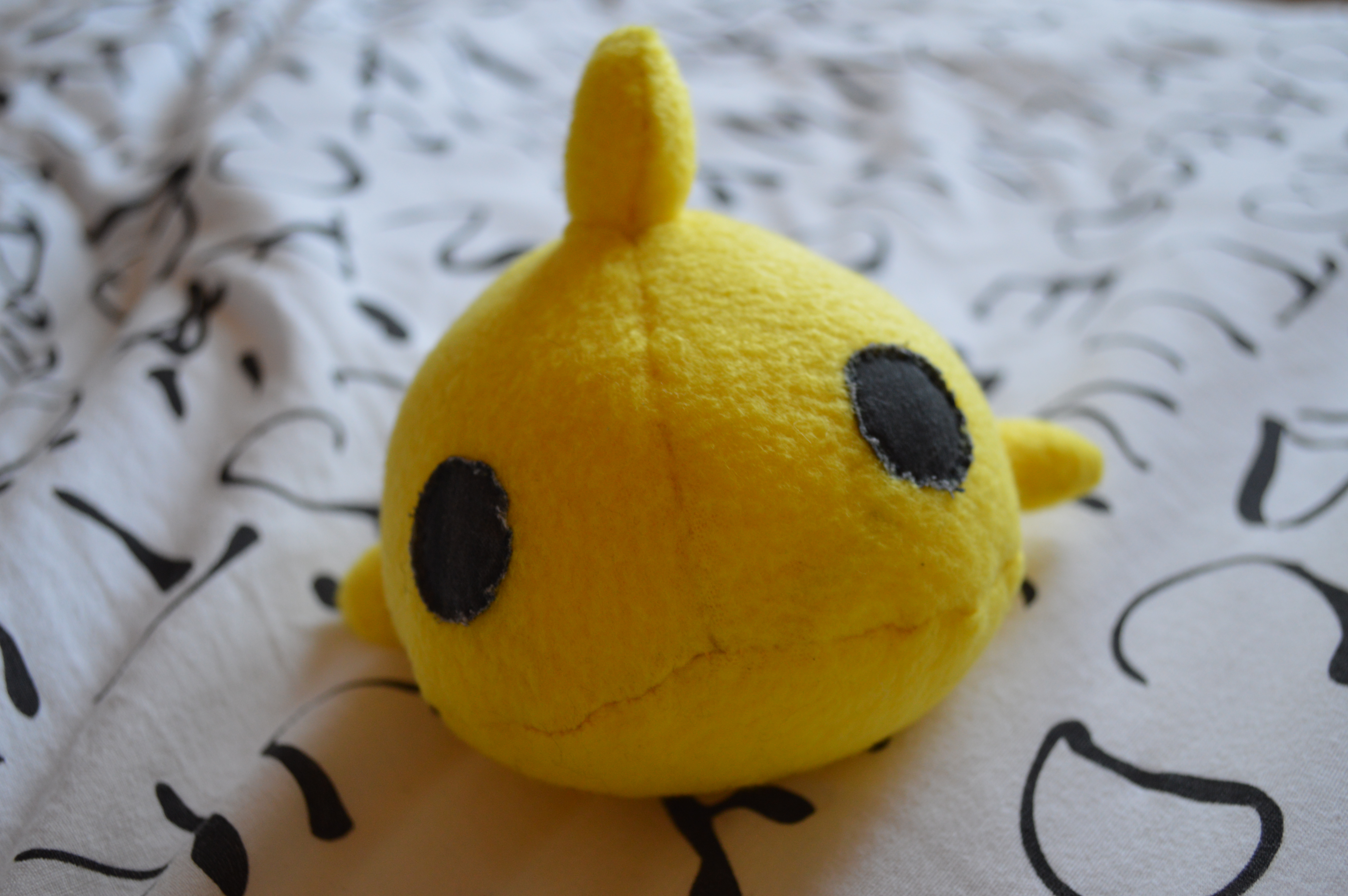 a cute fish plush toy