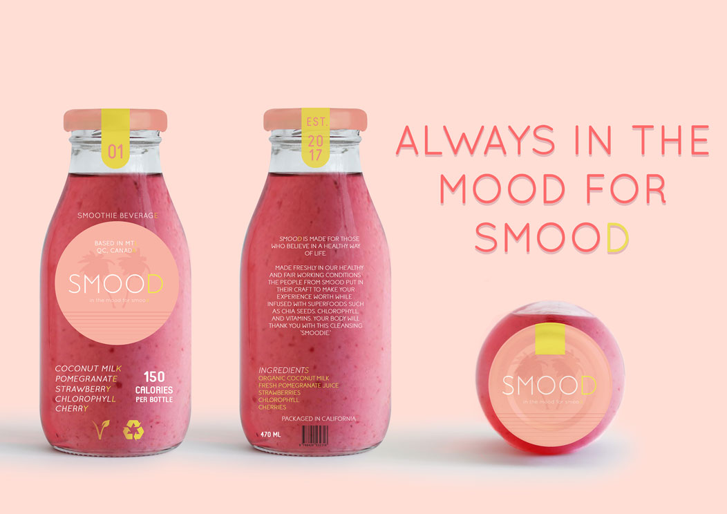 smoothie label called SMOOD 