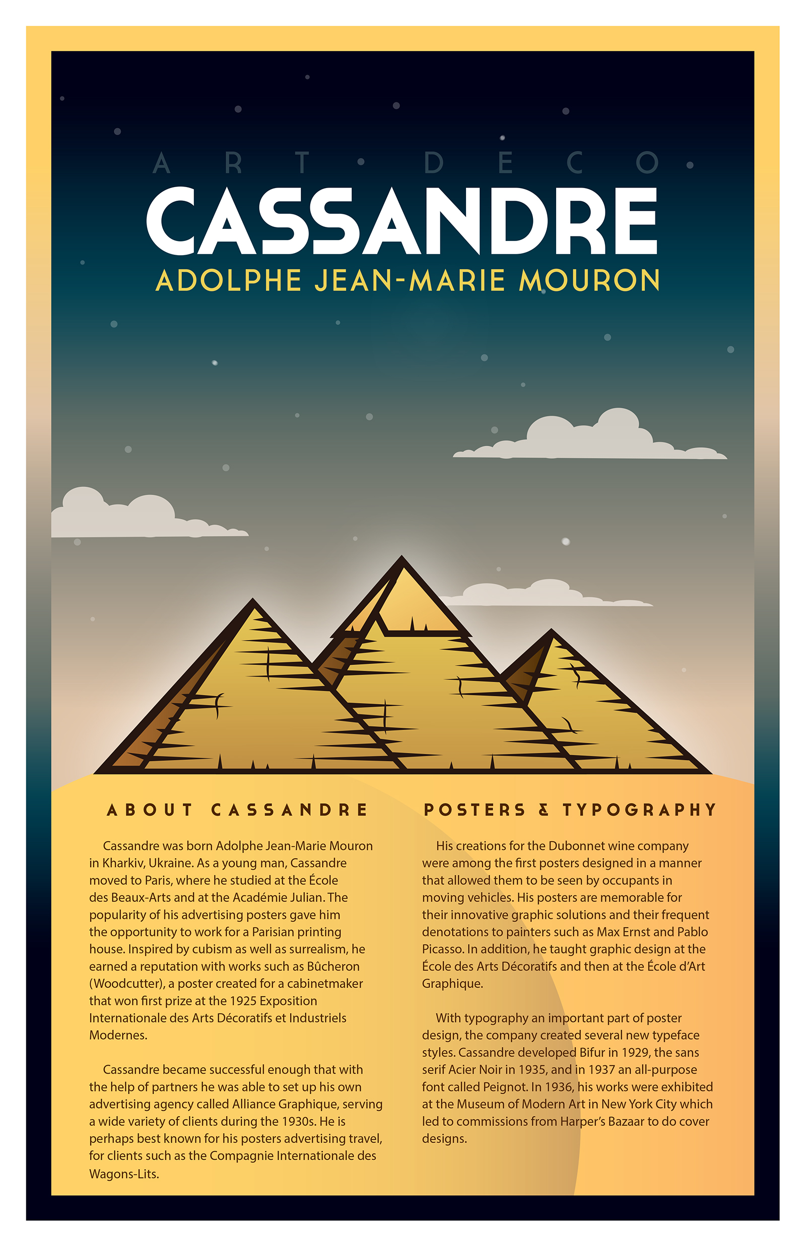 Cassandre Poster