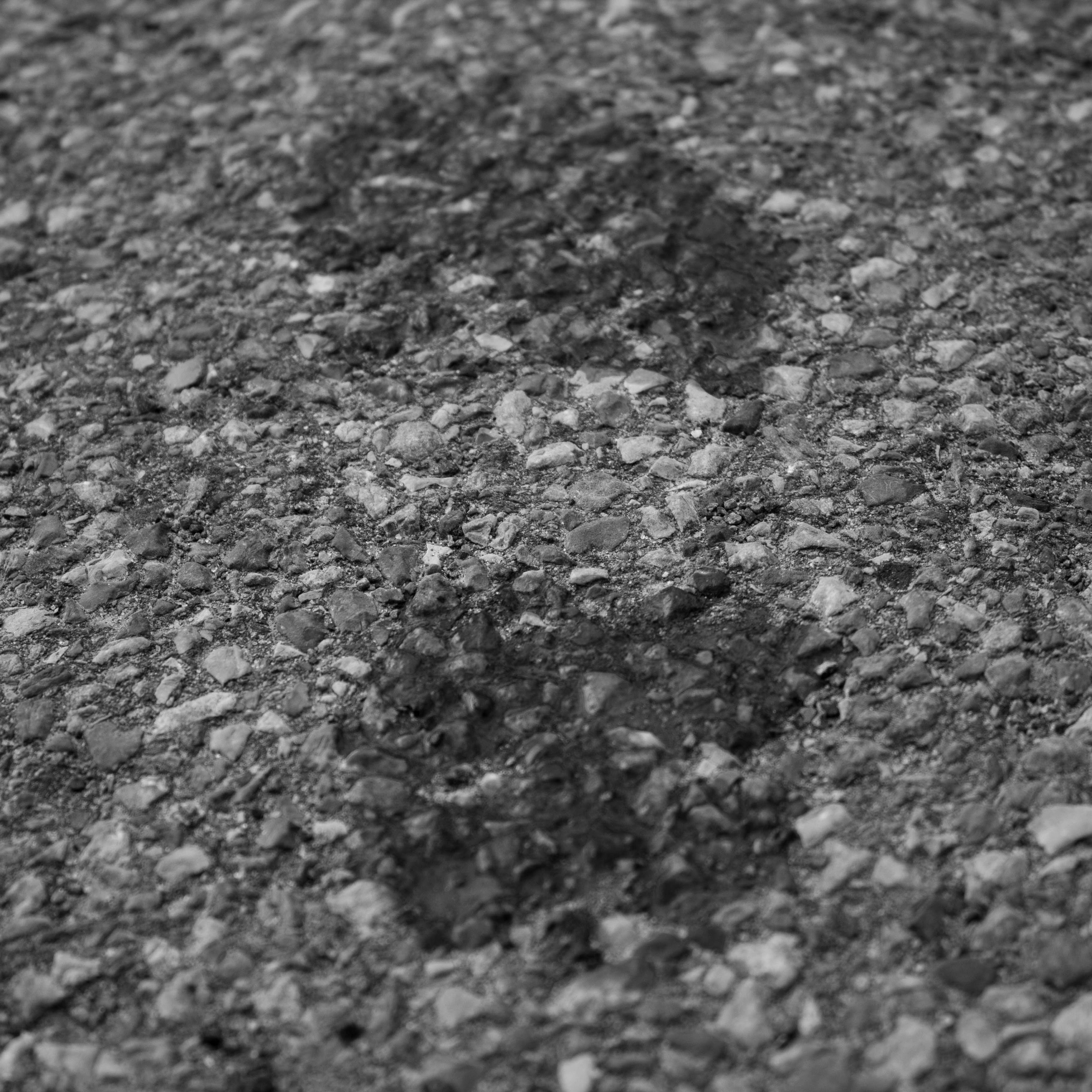 close up of a wet footprint