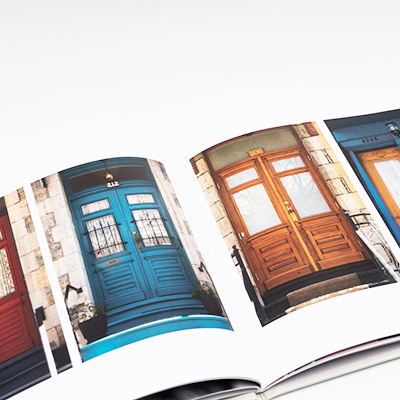 Color Photography inside of the book
