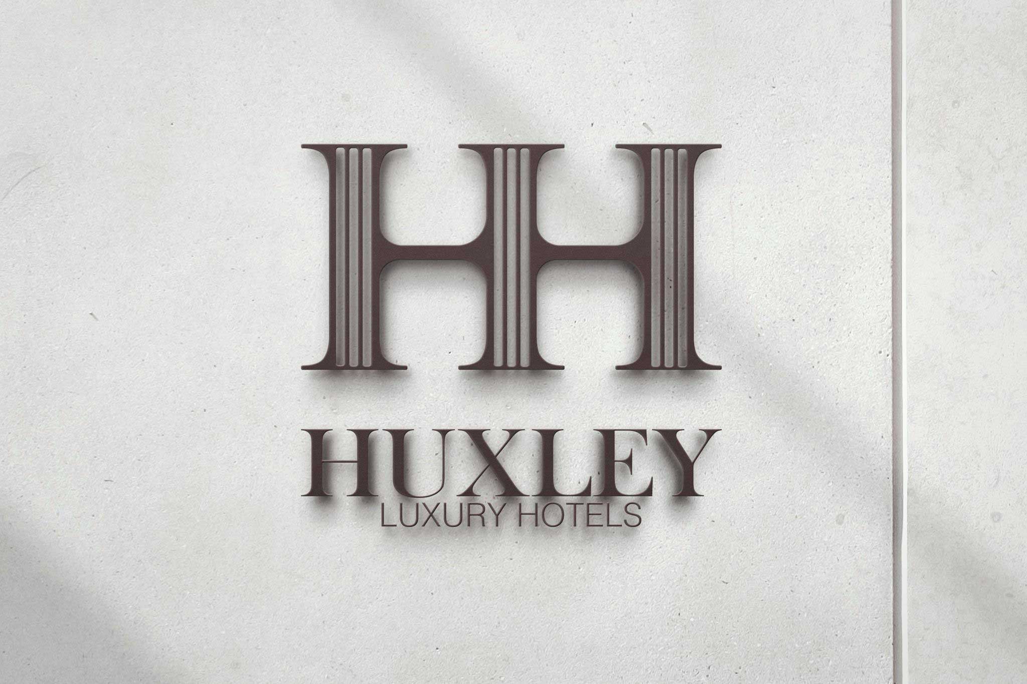 An application example of Huxley logo on an exterior wall