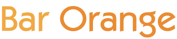 orange bar logo with name