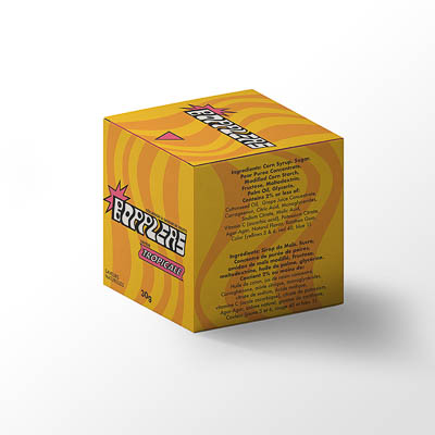 Packaging for Bopplers Fruit Snacks, created and designed by Adrian Lan