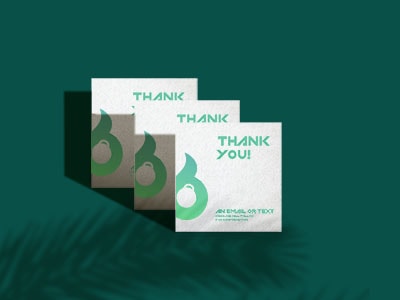 thank-you cards back side