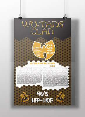 Wu-Tang Clan decade poster