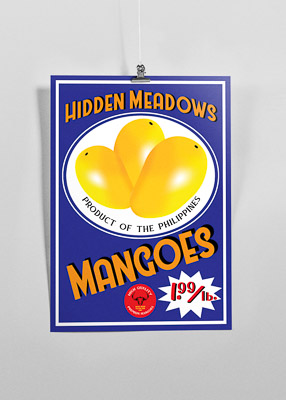 Fruit Ad Poster made with Gradient Mesh