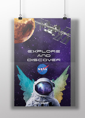 A poster inspired by NASA