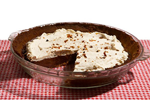 spiced chocolate pie