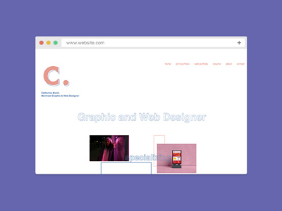 creative personal website