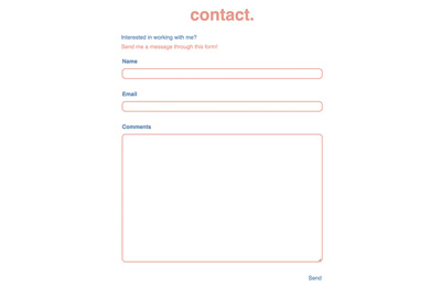 web form with complex alignmnents