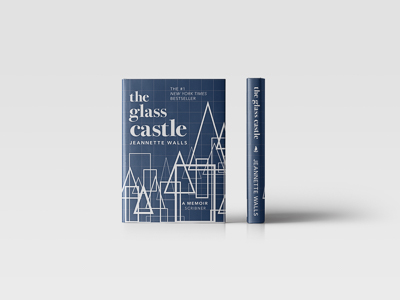 This is a redesign book jacket of the book 	" The Glass Castle	" by Jeannette Walls