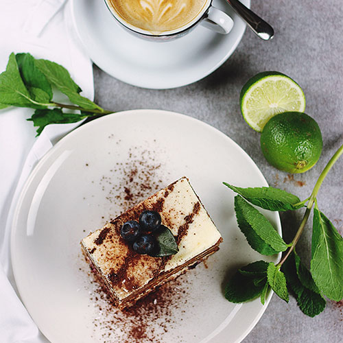 Lime Cake Slice