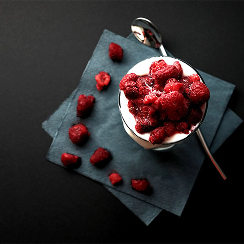 Yogurt Raspberry Partfait