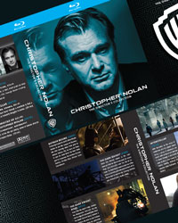 Christopher Nolan Blue Ray DVD Cover Slip Design