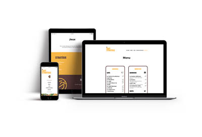 Responsive Website for Le Cafe Strategie