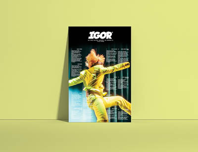 Poster Design for the album IGOR