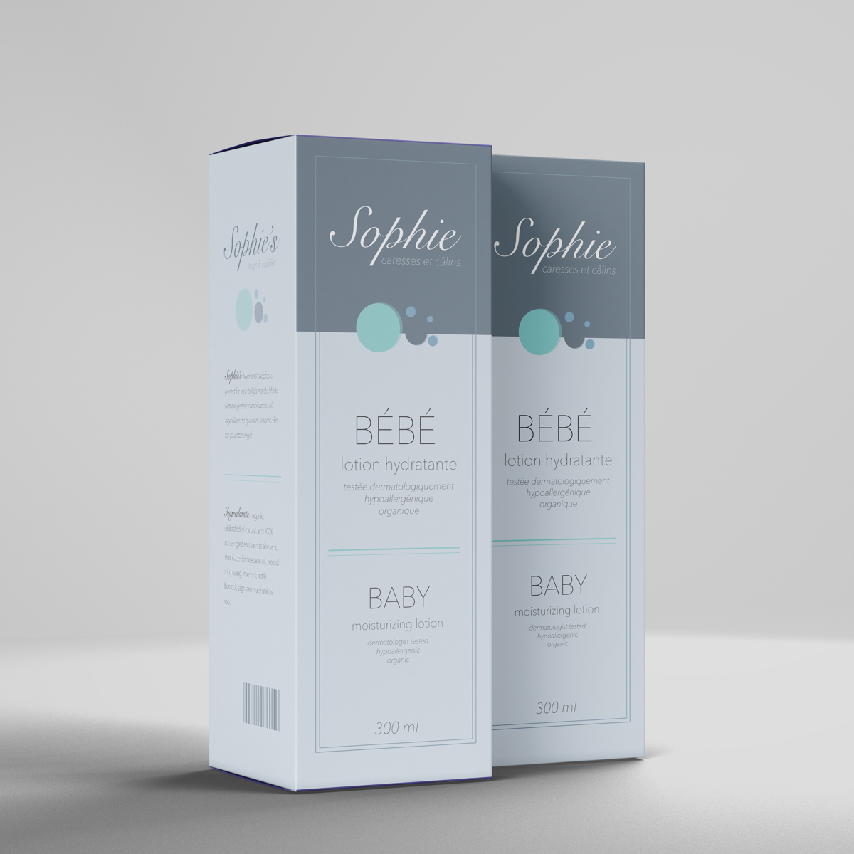 Moisturizer Packaging for Sophie, a fictional company.