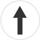 arrow pointing up