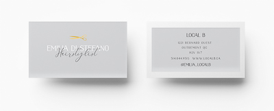 hairstylist business card