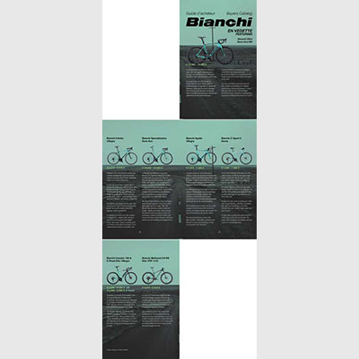 Catalog for Bianchi bikes