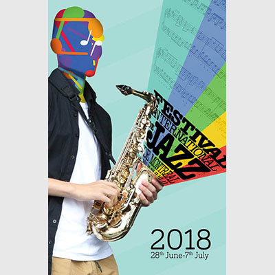 Montreal Jazz Festival poster with original photography