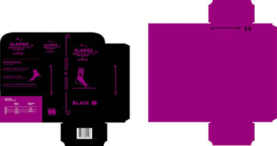 Layout of Slopes packaging