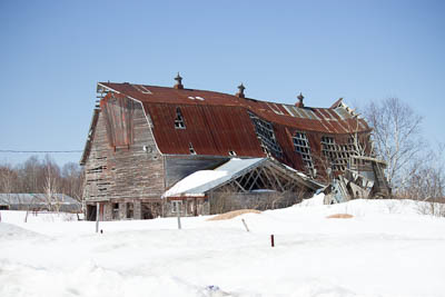 Here lies a run-down farm located in New Brunswick