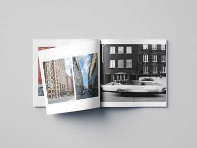 Photography lookbook capturing Montreal's Old Port
