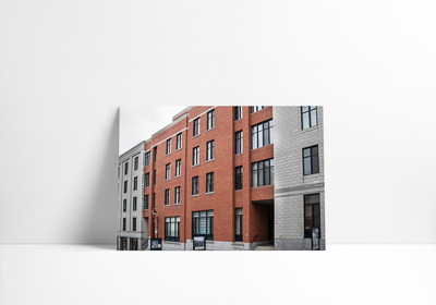 Photo retouching of buildings in Montreal