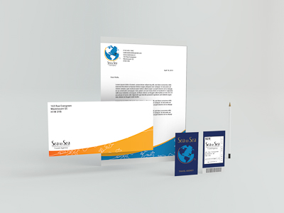 Stationery for Sea to Sea Travel Agency