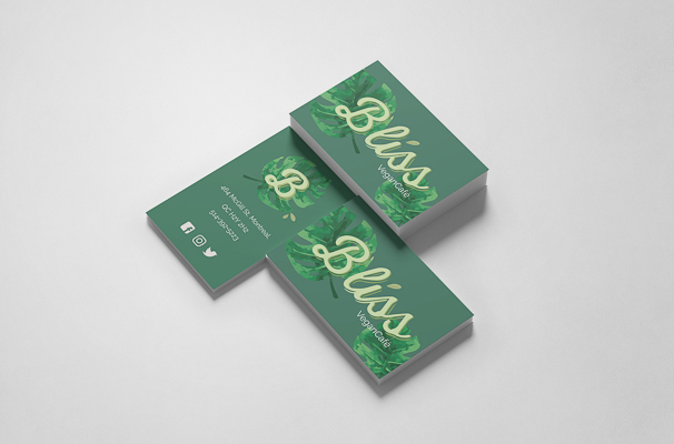 bliss business card