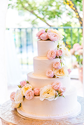 4 Layer Fondant FLower Cake