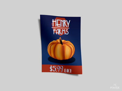A poster for a Pumpkin Brand