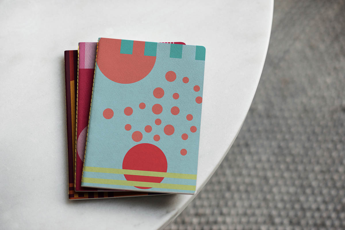 b is for beer patterned notebooks