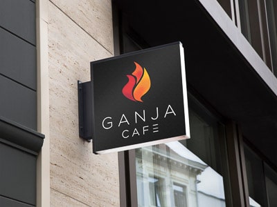 Ganja Cafe mock cannabis cafe located in montreal.