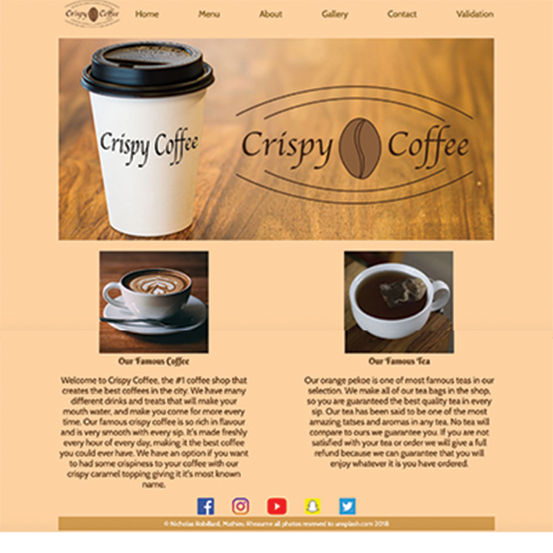 Coffe website