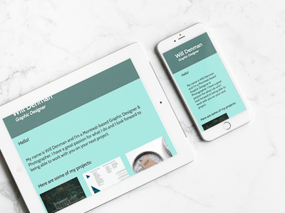 Responsive Email with teal tones