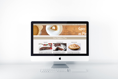 Screenshot of the Easy as Pie website