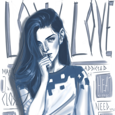 Illustration "Low Love" by Sharissa Morrison