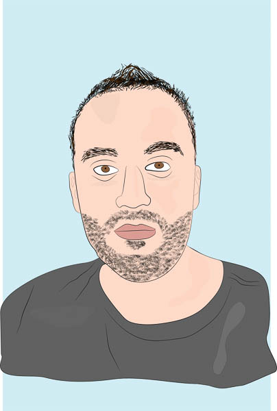 Marcello Ruggeri, Graphic Designer, Self Portrait
